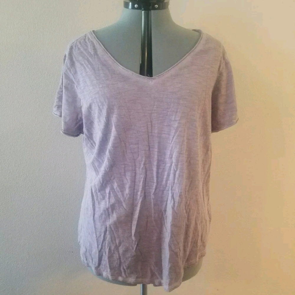 Maurices Lilac Cross Back Shirt Size 2
